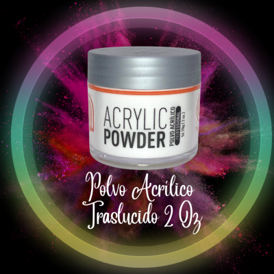 Polvo Acrílico Traslucido 2 oz