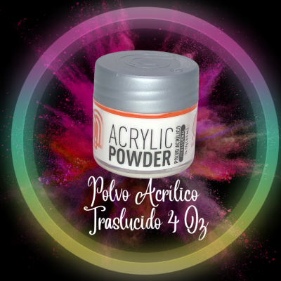 Polvo Acrílico Traslucido 4 oz