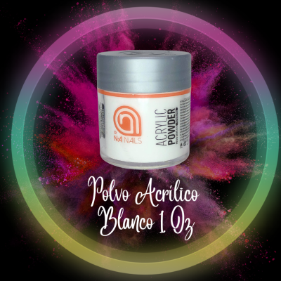 Polvo Acrílico Blanco 1 Oz